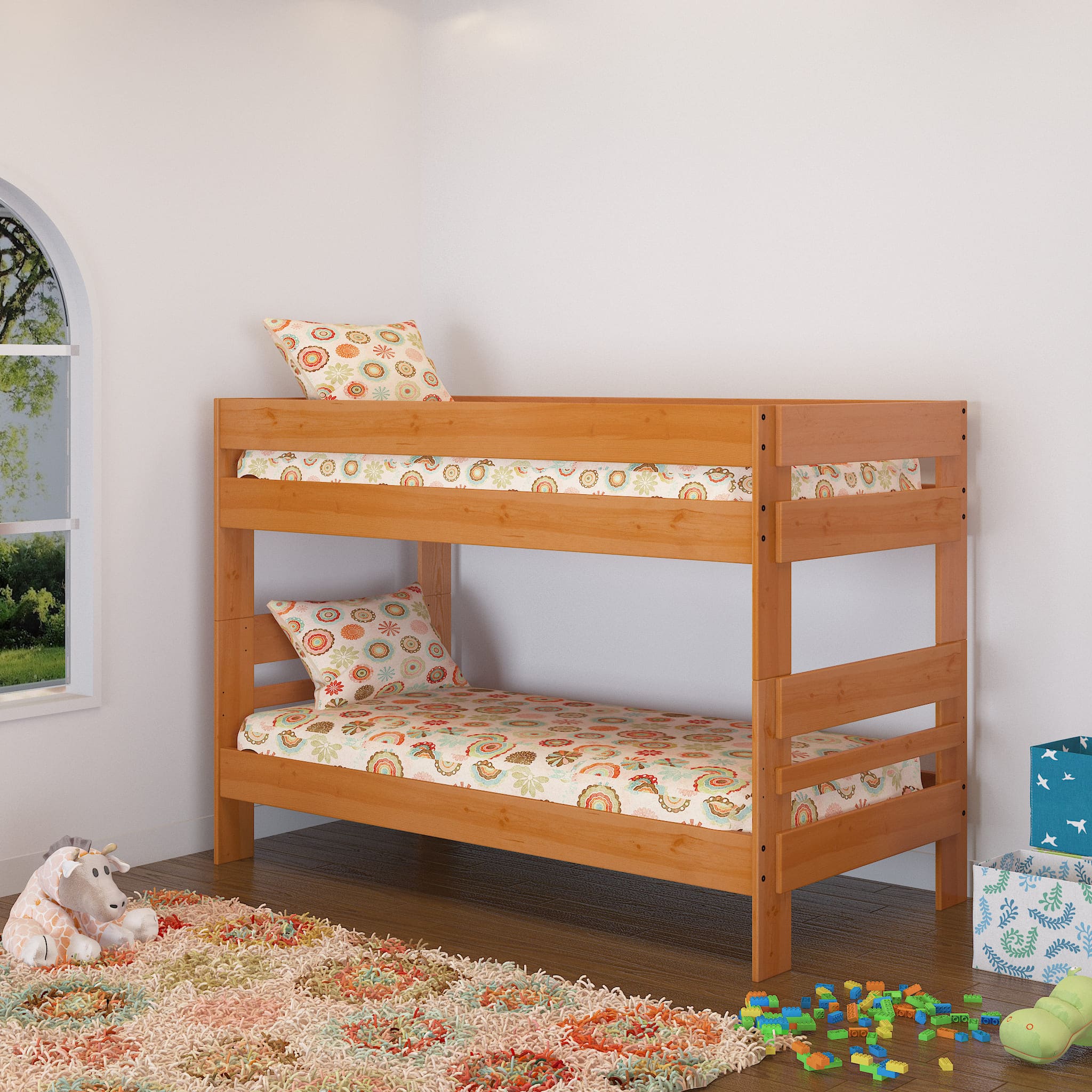 35. 3D Render of a Childrens Bed